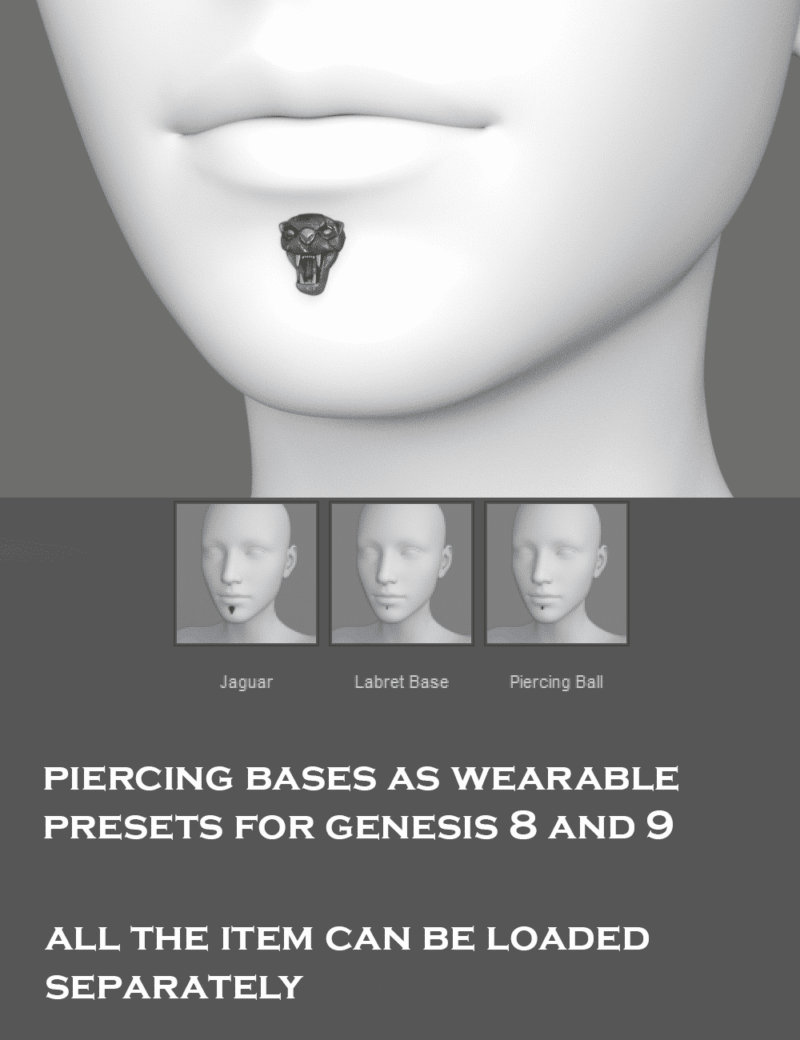 Mesoamerican & Modern Jewelry Sets for Genesis 3, 8 and 9 - Image 17