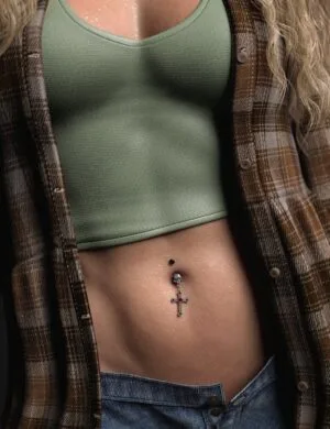 Goth Jewelry for Genesis 8 and 9