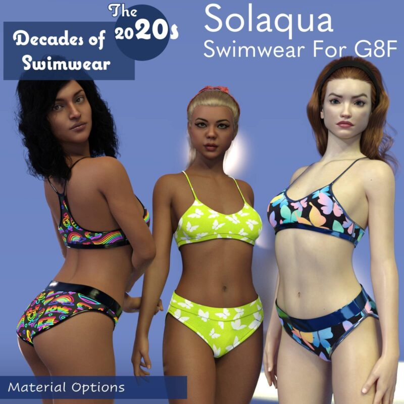 Solaqua dForce Swimwear for G8F- Decades of Swimwear, The 2020s - Image 2