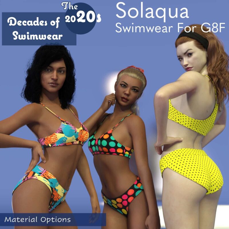 Solaqua dForce Swimwear for G8F- Decades of Swimwear, The 2020s - Image 3