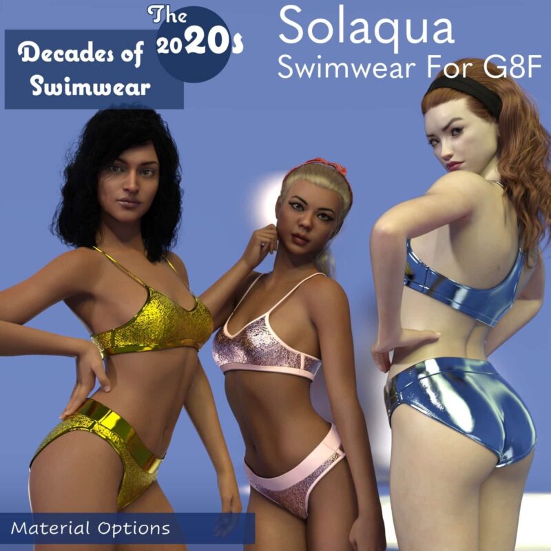 Solaqua dForce Swimwear for G8F- Decades of Swimwear, The 2020s - Image 7