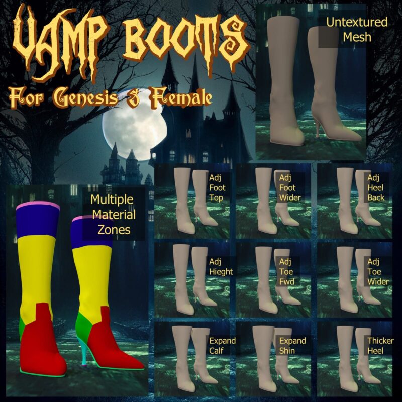 Vamp Boots for G8F - Image 7
