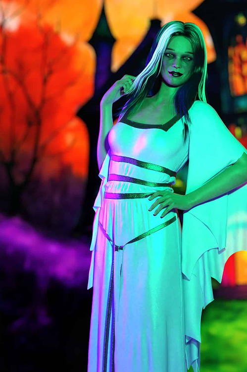Free – Lily Munster Dress- Simple dForce Dress for G8F
