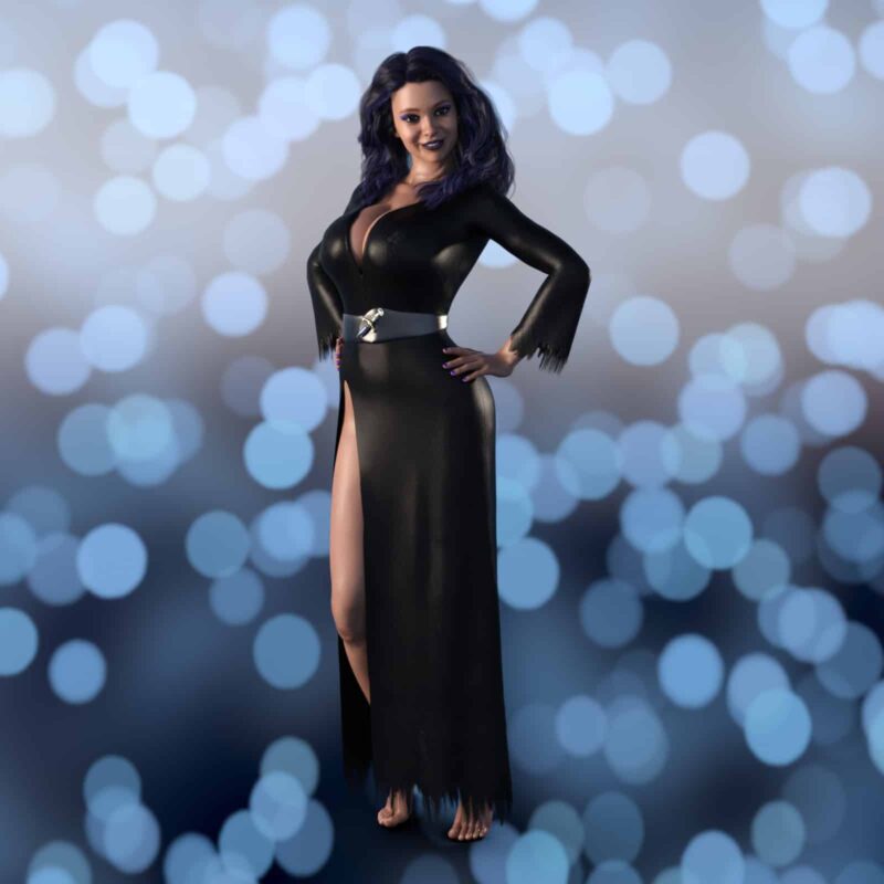 Free - Elvira Dress - Simple dForce dress for G8F