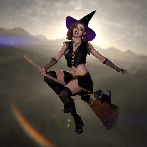 Happy Halloween! - Free - Witchy dForce Outfit for G8F photo review