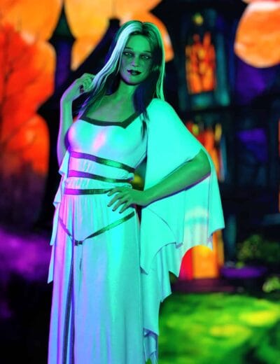 Free - Lily Munster Dress- Simple dForce Dress for G8F