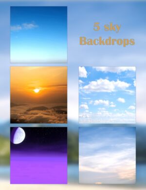 5 sky backdrops