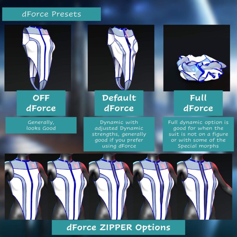 Galaxia Suit for G8F - dForce Optional - Image 11