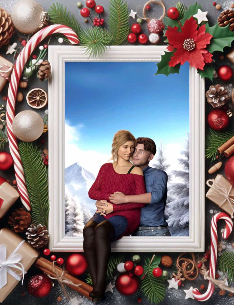 Advent Calendar 2023 - Simple two layer backdrop - Christmas 2023 Expansion - Image 2