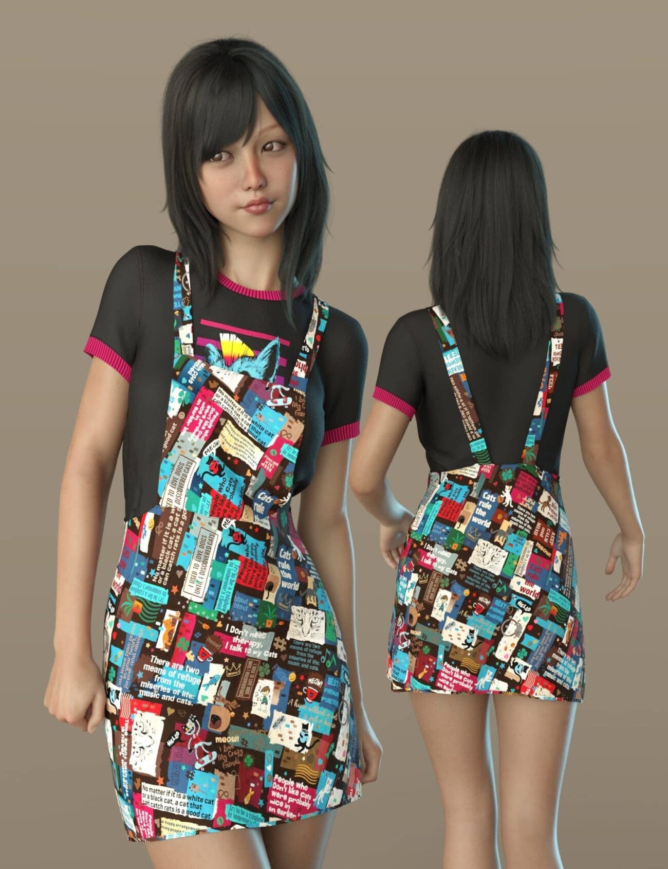 dForce Harumi Outfit for Genesis 8 Females