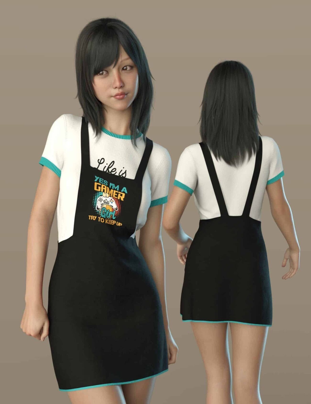 dForce Harumi Outfit for Genesis 8 Females