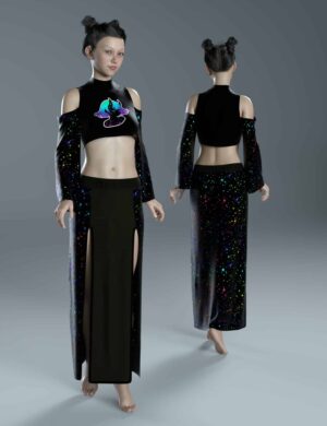 Dforce ilonka outfit for genesis 8 female 08 daz3d