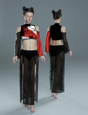 Dforce ilonka outfit for genesis 8 female 09 daz3d