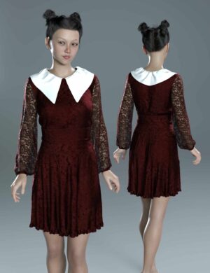 Dforce pityu outfit for genesis 8 and 81 female 02 daz3d