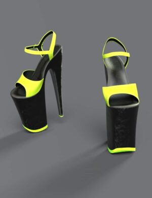 Extreme heels for genesis 8 female 01 daz3d