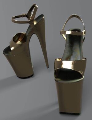 Extreme heels for genesis 8 female 13 daz3d