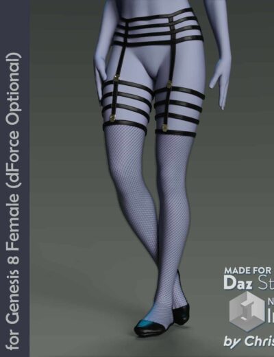 Esmerelda Stocking & Garters for G8F (dForce Optional)