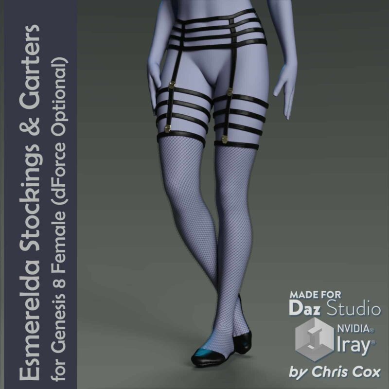 Esmerelda Stocking & Garters for G8F (dForce Optional)