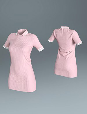 Dforce aranka polo dress for genesis 8 females 02 daz3d