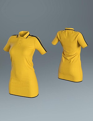 Dforce aranka polo dress for genesis 8 females 07 daz3d