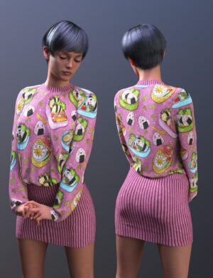 Dforce mixable kokeny dress for genesis 9 16 daz3d