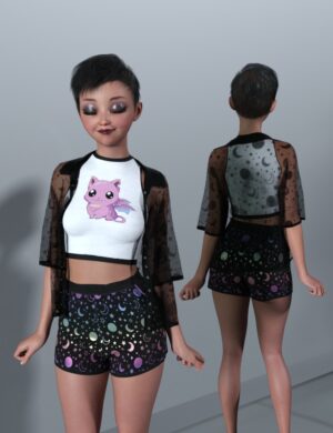 Dforce mixable korte for genesis 9 07 daz3d