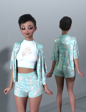 Dforce mixable korte for genesis 9 13 daz3d