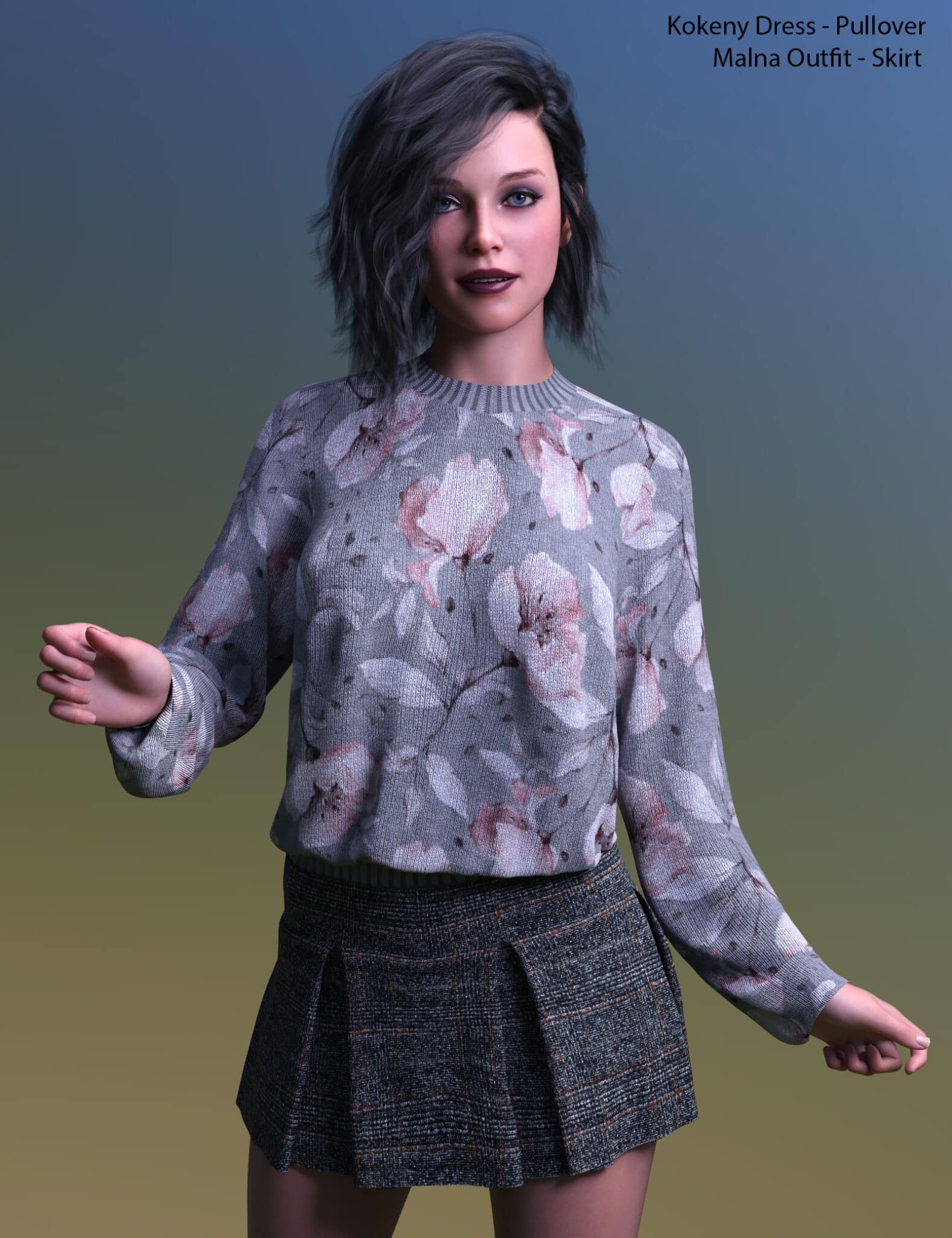dForce Mixable Malna for Genesis 9