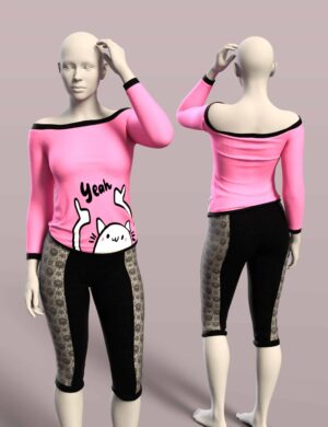 Petike outfit for genesis 9 01 daz3d