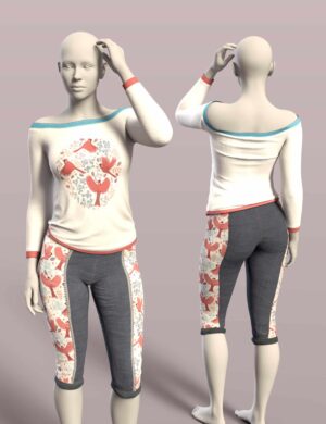 Petike outfit for genesis 9 03 daz3d