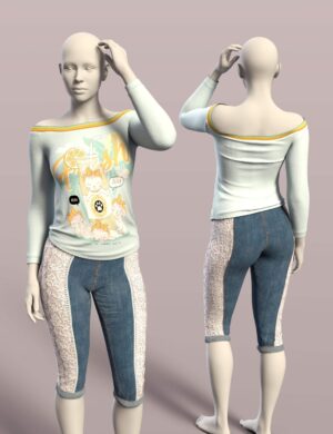 Petike outfit for genesis 9 05 daz3d