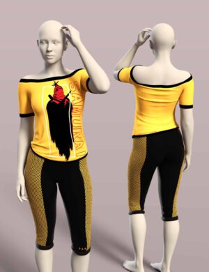 Petike outfit for genesis 9 11 daz3d