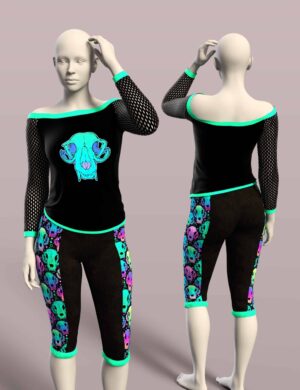 Petike outfit for genesis 9 12 daz3d