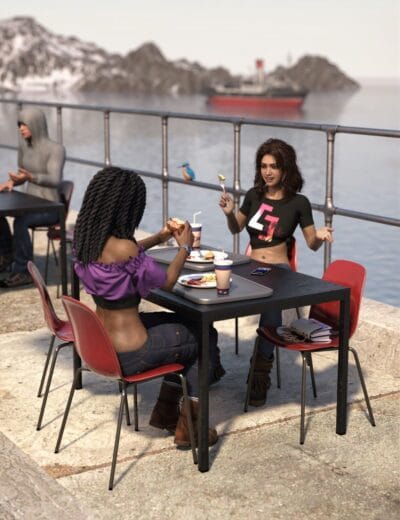 Dining Set for DAZ Studio