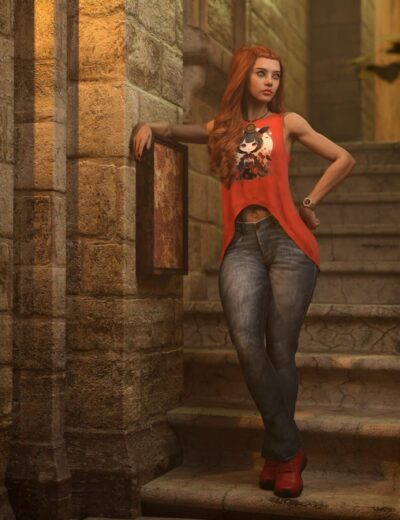 dForce Asona Top for Genesis 9