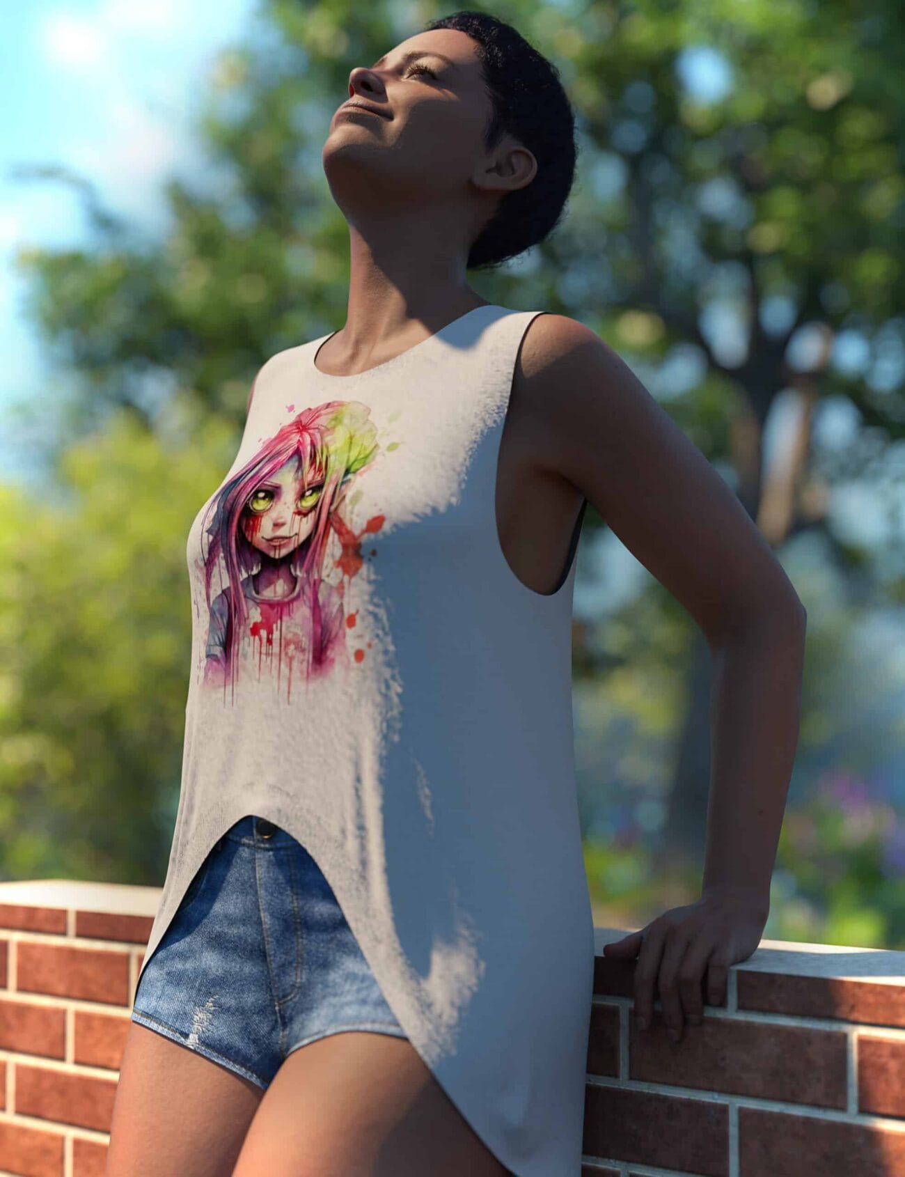 dForce Asona Top for Genesis 9