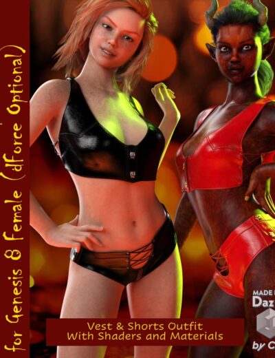 Devil Woman dForce outfit for G8F