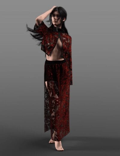 dForce Double Layered Short for Genesis 9