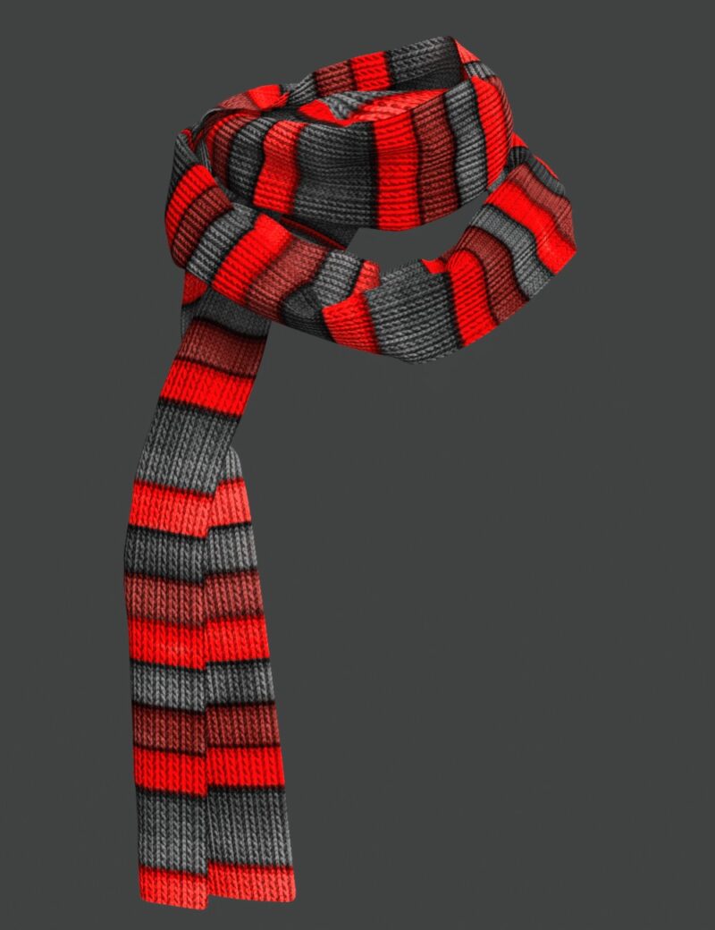 Winter Scarf for Genesis 9 - Image 6