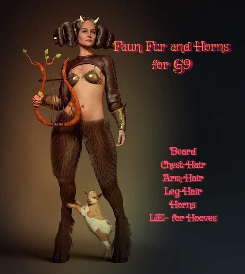 Faun Fur and Horns for G9 - Image 2