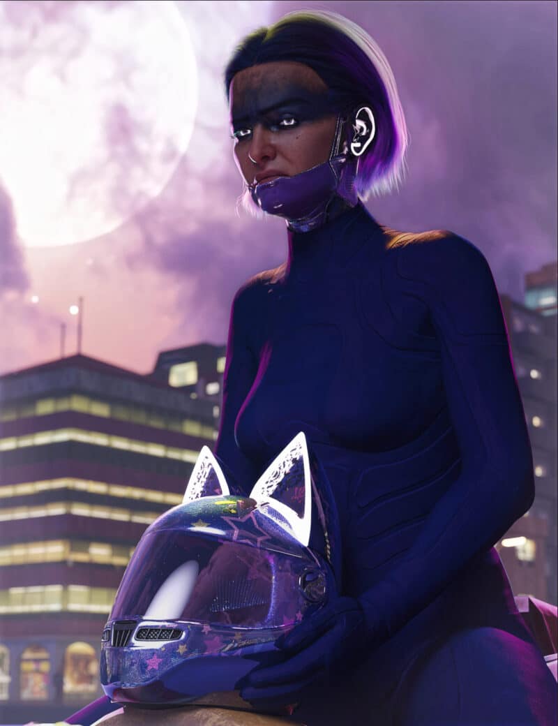 Cat Ears Helmet for DAZ Studio - Image 13