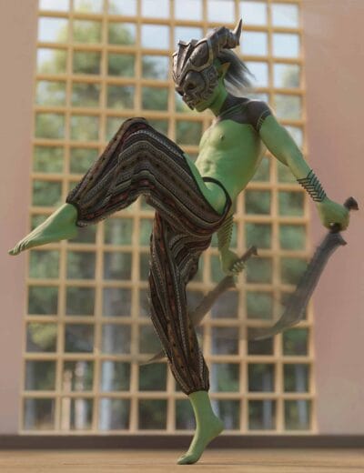 dForce Foladin Pants for Genesis 9