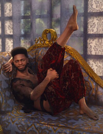 dForce Foladin Pants for Genesis 9