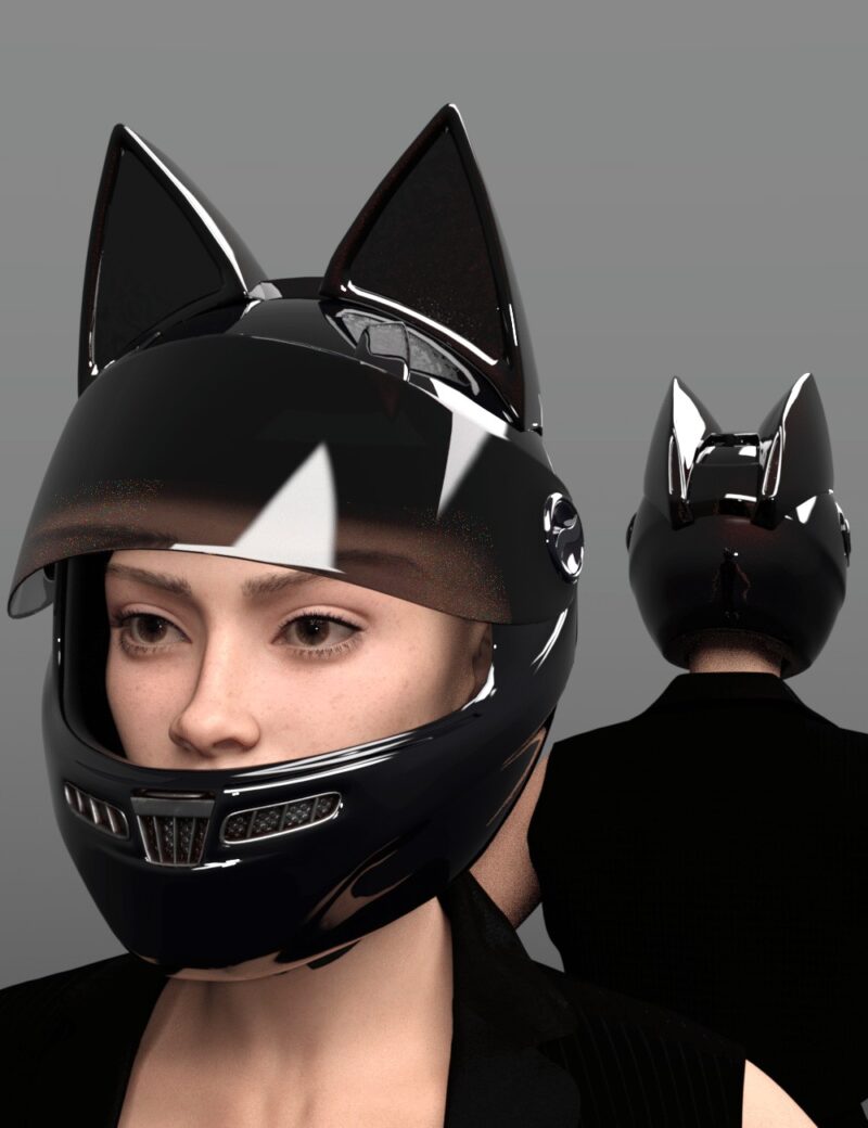 Cat Ears Helmet for DAZ Studio - Image 11