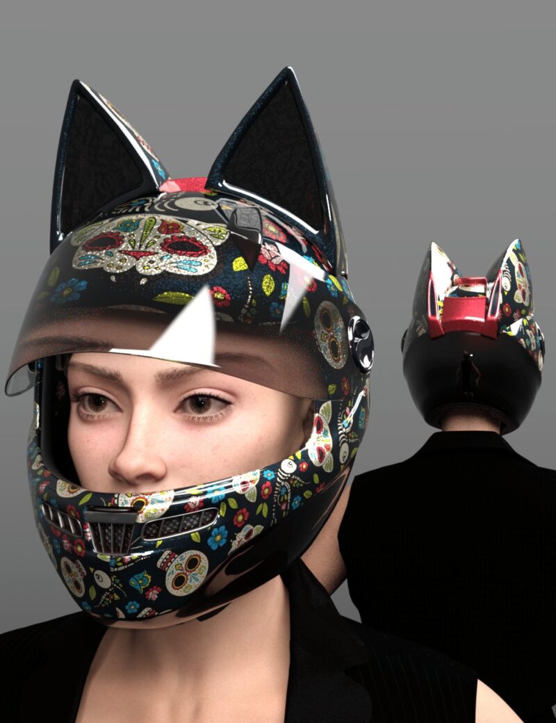 Cat Ears Helmet for DAZ Studio - Image 9