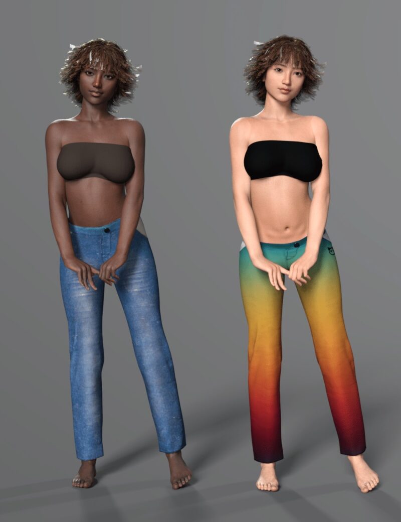 dForce Casual Pants for Genesis 9 - Image 8