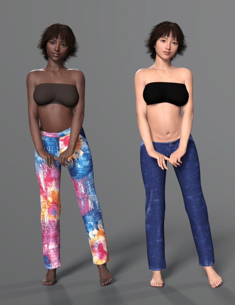 dForce Casual Pants for Genesis 9 - Image 7