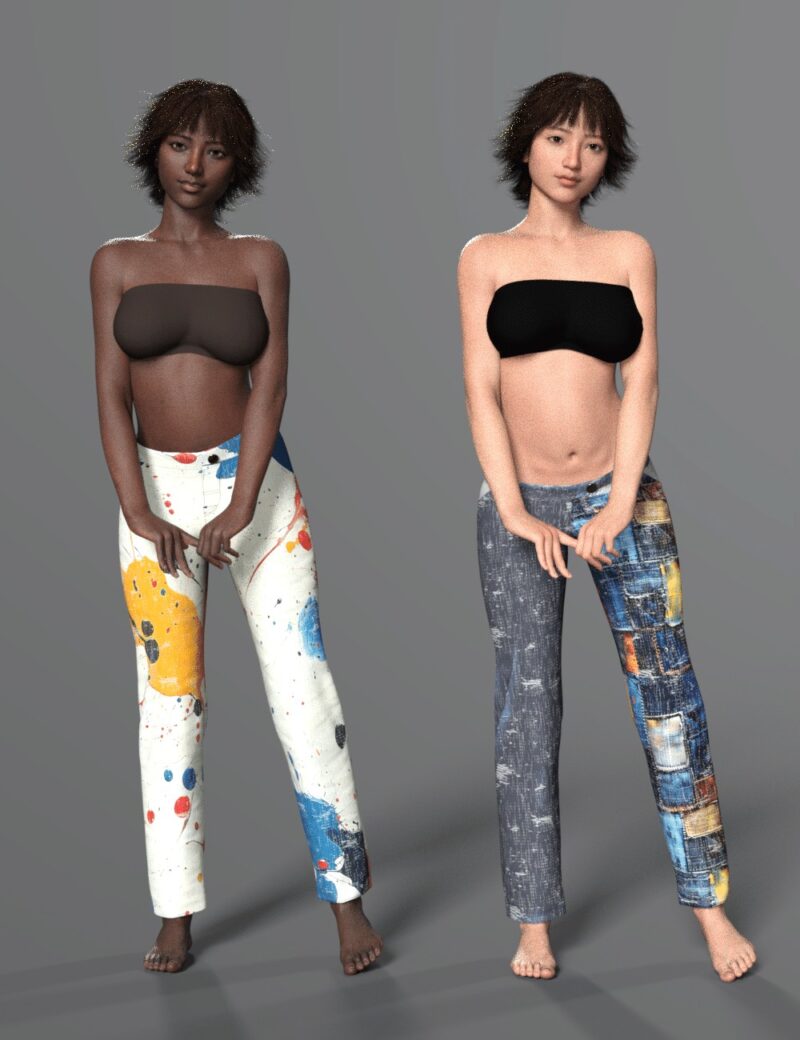 dForce Casual Pants for Genesis 9 - Image 5