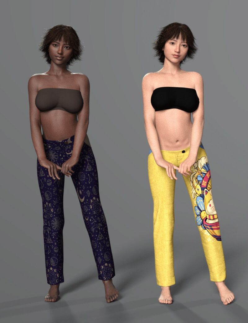 dForce Casual Pants for Genesis 9 - Image 3