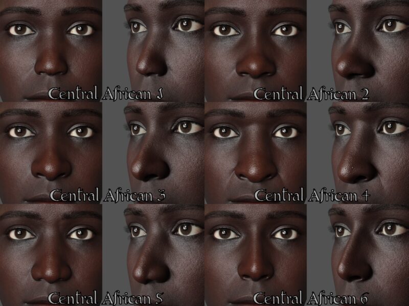 Ethnic Nose Shapes for Genesis 9 - Image 3